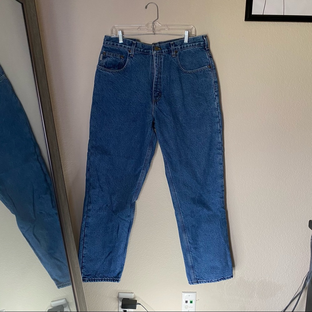 Carhartt fleece lined men’s jeans